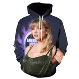 Taylor Swift Merch 3D Digital Printing Men's Hoodies