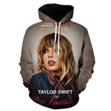 Taylor Swift Merch 3D Digital Printing Men's Hoodies