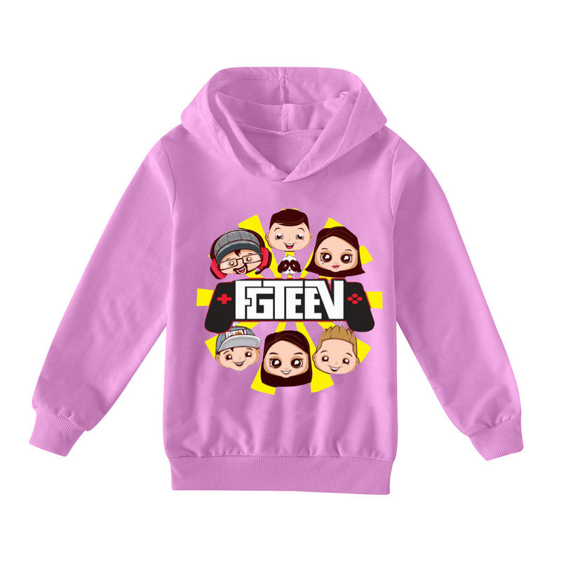 FGTeeV T Shirt Children and Teens Hooded Top Sweater