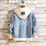 Comic Denim Jacket Men's Women's Pullover Coat Spring Clothing