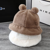 Leopard Fur Hat Fall/Winter Warm Fisherman Hat