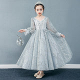 Princess Charlotte Flower Girl Dress Children's Birthday Host Costume for Piano Performance Princess Dress