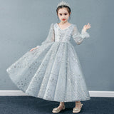 Princess Charlotte Flower Girl Dress Children's Birthday Host Costume for Piano Performance Princess Dress