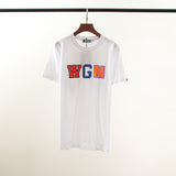 Wgm Shirt Printed round Neck Short Sleeve T-shirt
