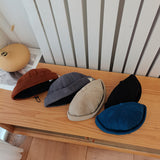 Beanies Japanese Autumn and Winter Fashion Street Couple Student Brimless Hip Hop Skullcap Male