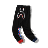 Shark Print Pant Spring And Autumn Men'S Color Matching Shark Trousers