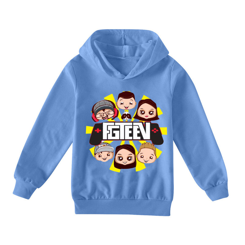FGTeeV T Shirt Children and Teens Hooded Top Sweater