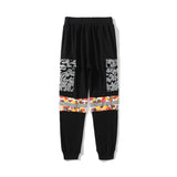 Shark Print Pant Shark Ape Head Camouflage Reflective Pocket Trousers Loose Casual