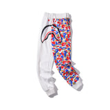Shark Print Pant Shark Head Two Colors Camouflage Casual Trousers Men And Women Couple Print Sweatpants