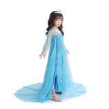 Halloween Frozen Dress Toddler Halloween Frozen Short Sleeve Dress Female Elsa Children Princess Dress