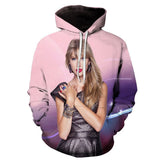Taylor Swift Merch 3D Digital Printing Men's Hoodies