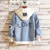 Comic Denim Jacket Men's Women's Pullover Coat Spring Clothing