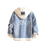 Comic Denim Jacket Men's Women's Pullover Coat Spring Clothing