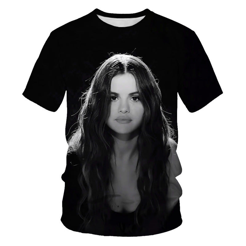 Taylor Swift Merch Men's T-shirt 3D Digital Printing Short Sleeve