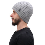 Men Winter Hats Fall/Winter plus Fluff Knitted Hat Men and Women Fashion Woolen Hat