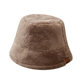 Leopard Fur Hat Autumn and Winter Fisherman Hat