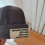 Beanies Japanese Autumn and Winter Fashion Street Couple Student Brimless Hip Hop Skullcap Male