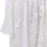 Women Lace Wedding Dress Sexy Lace Long Sleeve Dress Evening Dress