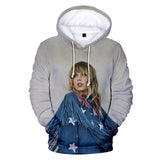 Taylor Swift Merch Casual 3D Digital Printed Hood Sweater