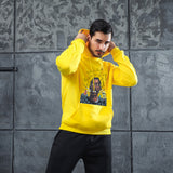 Men Graphic Hoodie Fashion Casual Men Velvet Padded Hooded Sweatshirt