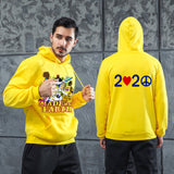 Men Graphic Hoodie Autumn and Winter Long Sleeve Men's Printed Cotton Hooded Men's Sweater Casual Men's Clothing