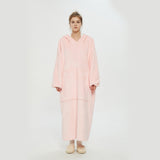 Hoodies Blankets Lazy Blanket Pullover Sweater Thickened Lengthened Fleece Lined Warm Berber Fleece Double Layer