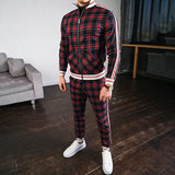 Men Tracksuit Autumn Fashion Slim Men 'S Suit
