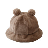 Leopard Fur Hat Fall/Winter Warm Fisherman Hat