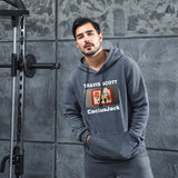 Men Graphic Hoodie Travisscott Cactusjack Male Velvet Padded Hooded Sweatshirt