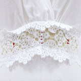 Women Lace Wedding Dress Sexy Long Sleeve Wedding Dress