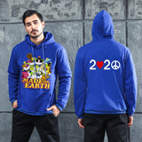Men Graphic Hoodie Autumn and Winter Long Sleeve Men's Printed Cotton Hooded Men's Sweater Casual Men's Clothing