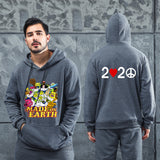 Men Graphic Hoodie Autumn and Winter Long Sleeve Men's Printed Cotton Hooded Men's Sweater Casual Men's Clothing