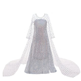 Toddler Girls Sequin Gown Dress Girl Elsa Elsa Dress Frozen 2 Elsa's Princess Dress