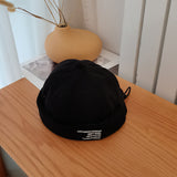 Beanies Japanese Autumn and Winter Fashion Street Couple Student Brimless Hip Hop Skullcap Male