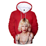 Taylor Swift Merch Casual 3D Digital Printed Hood Sweater