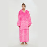 Hoodies Blankets Lazy Blanket Pullover Sweater Thickened Lengthened Fleece Lined Warm Berber Fleece Double Layer