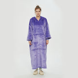 Hoodies Blankets Lazy Blanket Pullover Sweater Thickened Lengthened Fleece Lined Warm Berber Fleece Double Layer