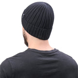 Men Winter Hats Fall/Winter plus Fluff Knitted Hat Men and Women Fashion Woolen Hat