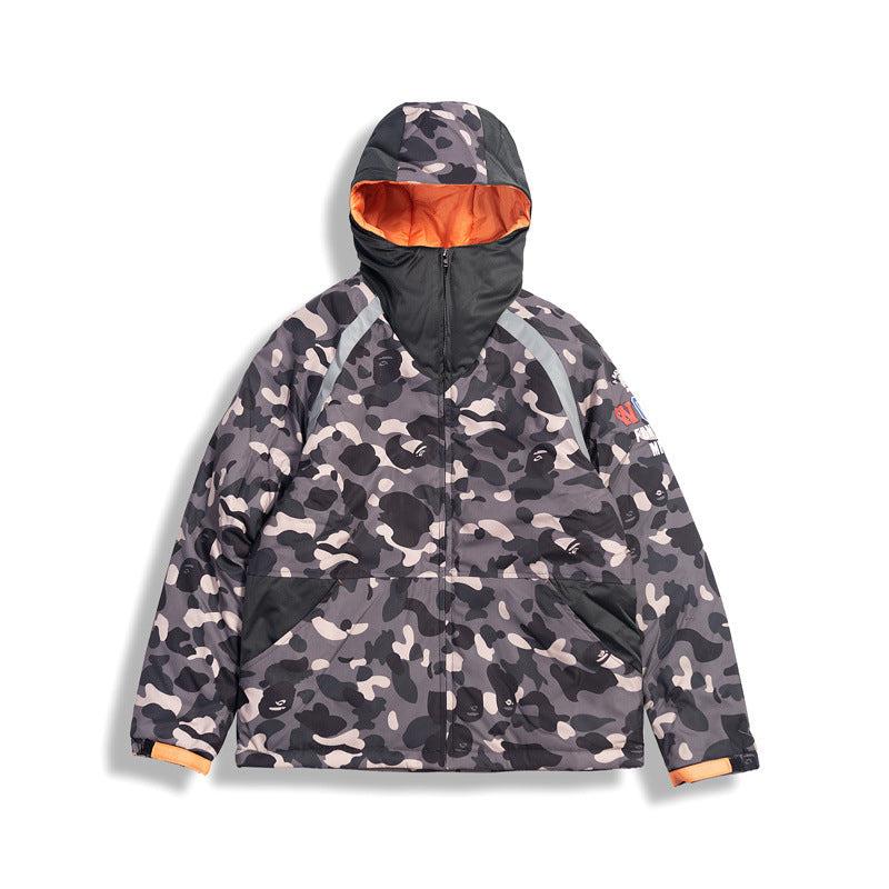 WGM Closing Fall Winter Men Casual Camouflage Hooded Cotton Coat Jacket