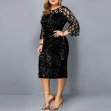 Nina Parker Black Dress plus Size Dress