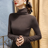 The Rock Turtleneck Autumn and Winter Turtleneck Brushed Base Shirt Small Shirt