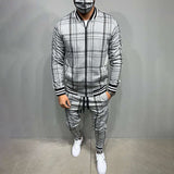Men Tracksuit Spring and Autumn Fashion Men's Slim Jacket