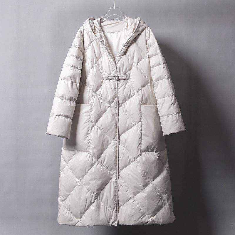 Women Winter Coats Puffer Jacket Down Coat Vintage Down Jacket Women Winter Hooded White Duck Down Warm