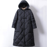 Women Winter Coats Puffer Jacket Down Coat Vintage Down Jacket Women Winter Hooded White Duck Down Warm