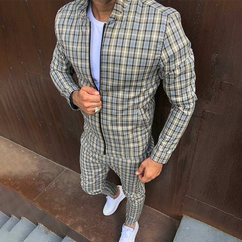 Men Tracksuit Autumn Leisure Slim Fit Men's Fashion Casual