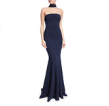 Formal Dresses & Gowns Long Dress Wholesale Fashion Fishtail Halter Evening Dress