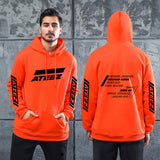 Men Graphic Hoodie Ateez Loose Men's and Women's Printed Hooded Fleece Lined Sweater