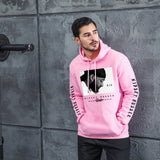 Men Graphic Hoodie Rap Singer Singer Men and Women Loose Velvet Padded Hooded Sweatshirt