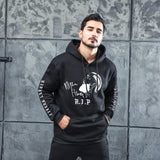 Men's Graphic Hoodie Rap Singer Polo Men's Hoodie
