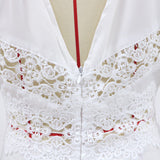 Women Lace Wedding Dress Sexy Long Sleeve Wedding Dress